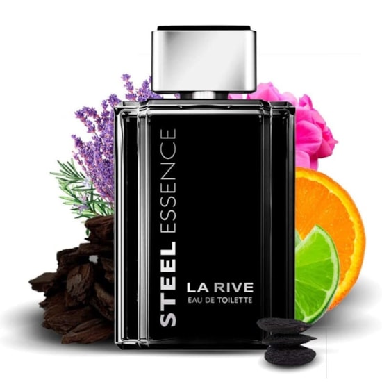 Perfume Steel Essence - La Rive - Masculino - Eau de Toilette - 100ml Perfume Steel Essence - La Rive - Masculino - Eau de Toilette - 100ml