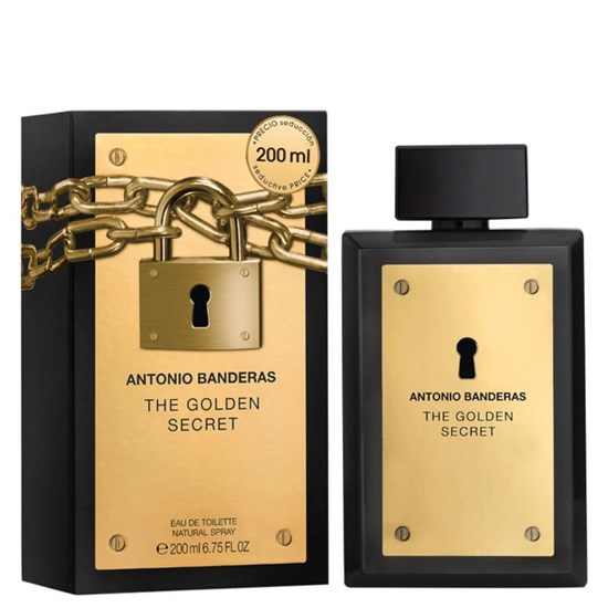 Perfume The Golden Secret - Antonio Banderas - Masculino - Eau de Toilette - 200ml