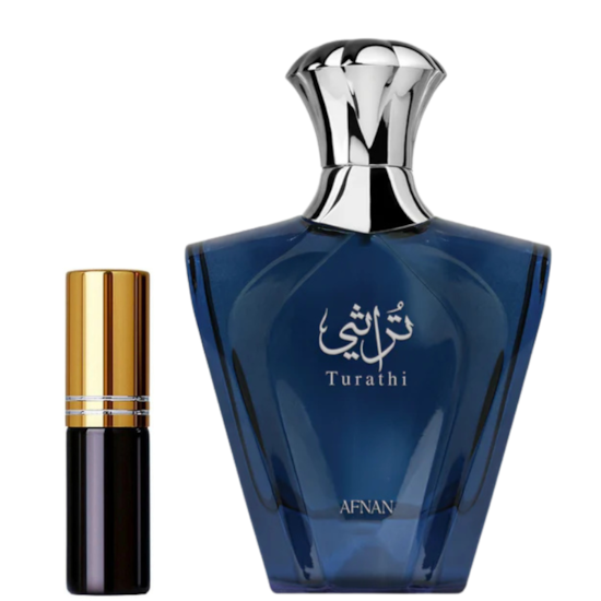 Perfume Turathi Blue Pocket - Afnan - Masculino - Eau de Parfum - 5ml Perfume Turathi Blue Pocket - Afnan - Masculino - Eau de Parfum - 5ml