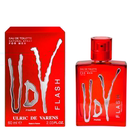 Perfume UDV Flash - Ulric de Varens - Masculino - Eau de Toilette - 100ml Perfume UDV Flash - Ulric de Varens - Masculino - Eau de Toilette - 100ml