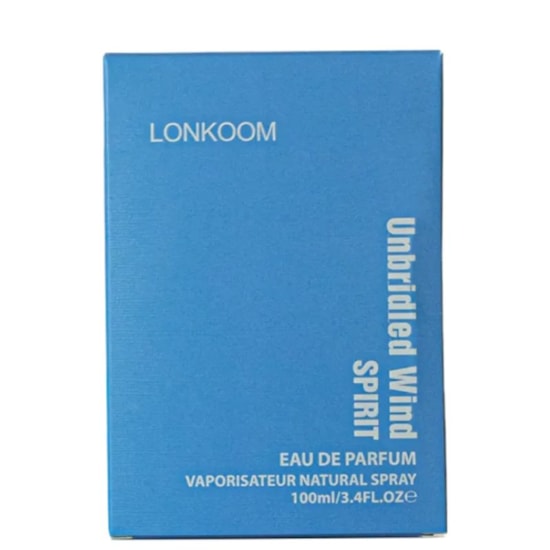 Perfume Unbridled Wind Spirit - Lonkoom - Masculino - Eau de Parfum - 100ml Perfume Unbridled Wind Spirit - Lonkoom - Masculino - Eau de Parfum - 100ml
