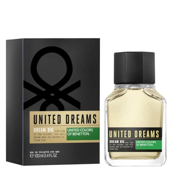Perfume United Dreams Dream Big Man - Benetton - Masculino - Eau de Toilette - 100ml Perfume United Dreams Dream Big Man - Benetton - Masculino - Eau de Toilette - 100ml