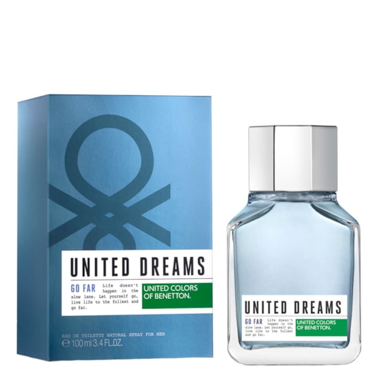 Perfume United Dreams Go Far - Benetton - Masculino - Eau de Toilette - 100ml Perfume United Dreams Go Far - Benetton - Masculino - Eau de Toilette - 100ml