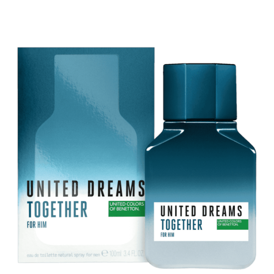 Perfume United Dreams Together For Him - Benetton - Masculino - Eau de Toilette - 100ml Perfume United Dreams Together For Him - Benetton - Masculino - Eau de Toilette - 100ml
