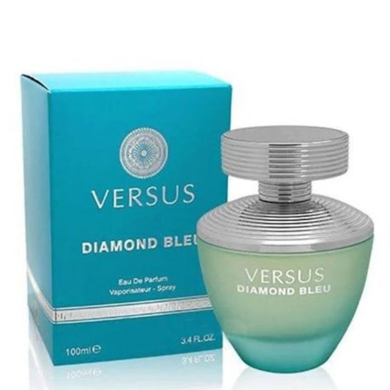 Perfume Versus Diamond Bleu - Fragrance World - Feminino - Eau de Parfum - 100ml