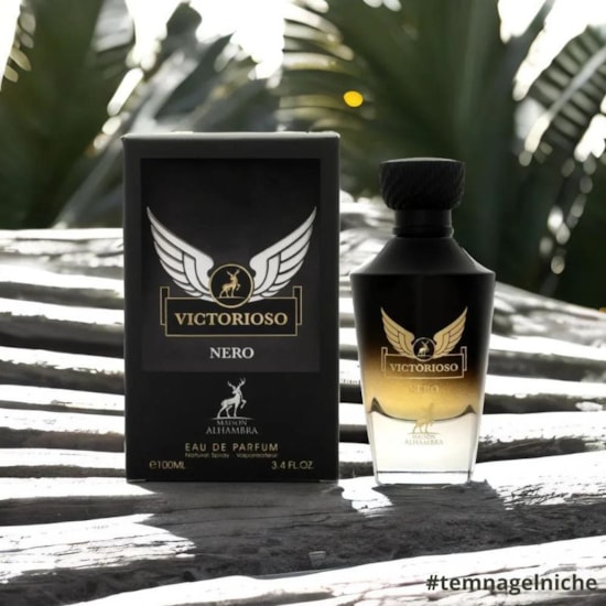 Perfume Victorioso Nero - Alhambra - Masculino - Eau de Parfum - 100ml Perfume Victorioso Nero - Alhambra - Masculino - Eau de Parfum - 100ml