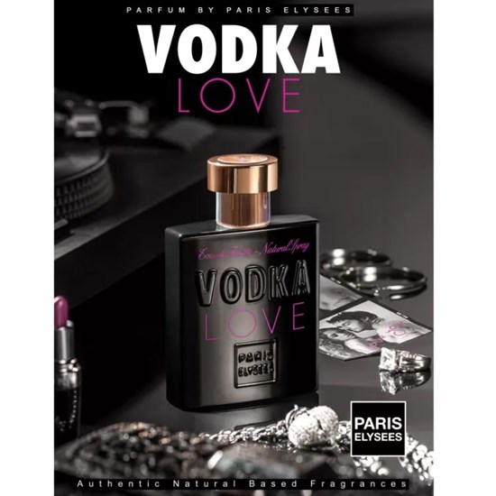 Perfume Vodka Love - Paris Elysees - Feminino - Eau de Toilette - 100ml