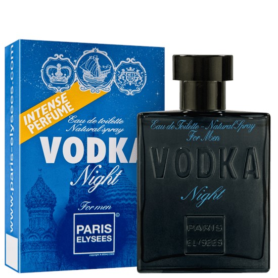 Perfume Vodka Night - Paris Elysees - Masculino - Eau de Toilette - 100ml