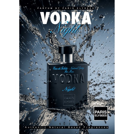 Perfume Vodka Night - Paris Elysees - Masculino - Eau de Toilette - 100ml