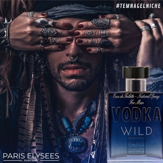 Perfume Vodka Wild - Paris Elysees - Masculino - Eau de Toilette - 100ml