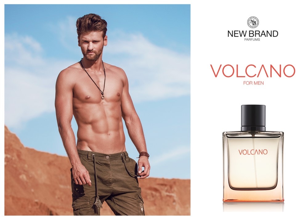 Perfume Volcano for Men - New Brand - 100ml - G'eL Niche