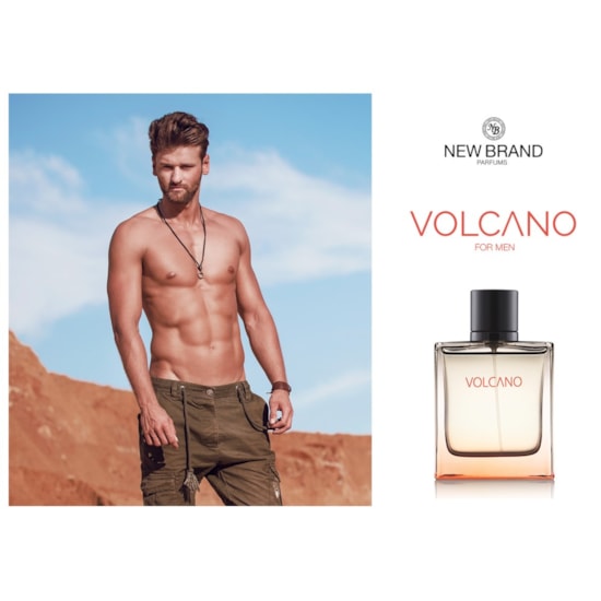 Perfume Volcano for Men - New Brand - Masculino - Eau de Toilette - 100ml Perfume Volcano for Men - New Brand - Masculino - Eau de Toilette - 100ml