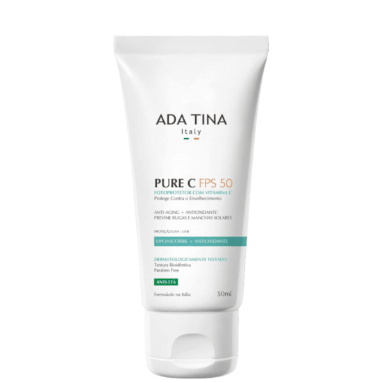 Protetor Solar - Pure C FPS 50 - Ada Tina - 50ml Protetor Solar - Pure C FPS 50 - Ada Tina - 50ml