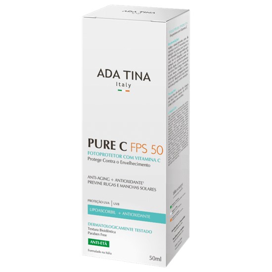 Protetor Solar - Pure C FPS 50 - Ada Tina - 50ml