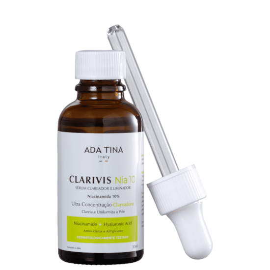 Sérum Clareador de Manchas - Clarivis Nia 10 - Ada Tina - 30ml Sérum Clareador de Manchas - Clarivis Nia 10 - Ada Tina - 30ml
