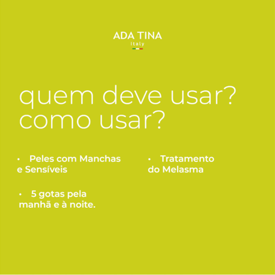 Sérum Clareador de Manchas - Clarivis TX - Ada Tina - 30ml Sérum Clareador de Manchas - Clarivis TX - Ada Tina - 30ml