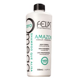 Shampoo Alisante - Omega Zero Amazon  - Felps Profissional - 500ml