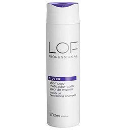Shampoo Silver Matizador com Óleo de Monoi -  LOF Professional - 300ml