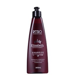 Shampoo Tons Vermelhos Red Elizabeth - Retrô Cosméticos - 300ml