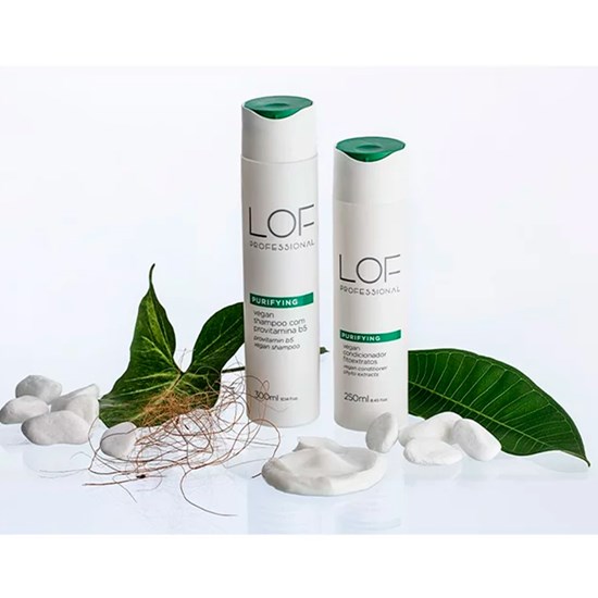 Shampoo Vegano com Pantenol Purifying - LOF Professional - 300ml