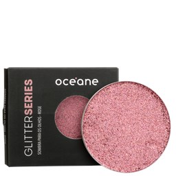 Sombra Cintilante Glitter Series - Océane - Cor Rose - 2g