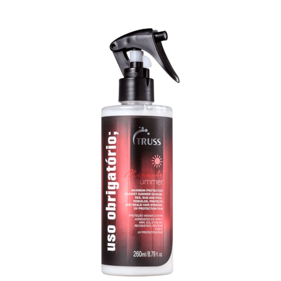Tratamento Reconstrutor Uso Obrigatório Miracle Summer - Truss - 260ml Tratamento Reconstrutor Uso Obrigatório Miracle Summer - Truss - 260ml