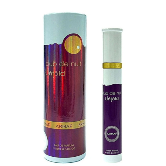 Travel Size Perfume Club de Nuit Untold - Armaf - Unissex - Eau de Parfum - 10ml Travel Size Perfume Club de Nuit Untold - Armaf - Unissex - Eau de Parfum - 10ml