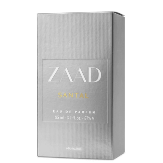 Zaad Santal - O Boticário - Masculino - Eau de Parfum - 95ml Zaad Santal - O Boticário - Masculino - Eau de Parfum - 95ml